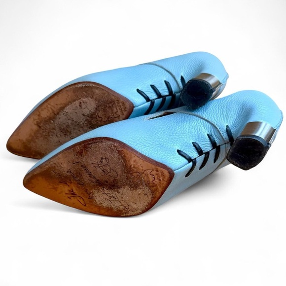 Baby Blue John Fluevog Pegasi Light Size 6 - Picture 7 of 13